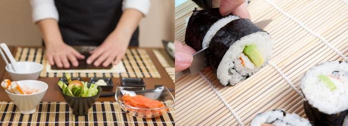 Cooking Sushi California