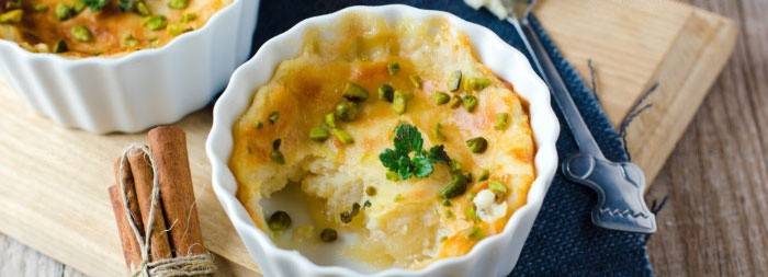 Souffle con manzanas
