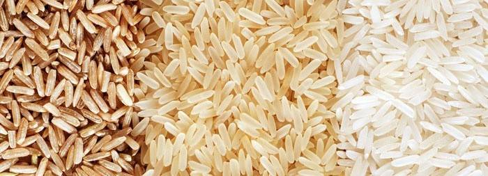Arroz em jejum com o estômago vazio