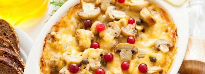 Champiñones al horno