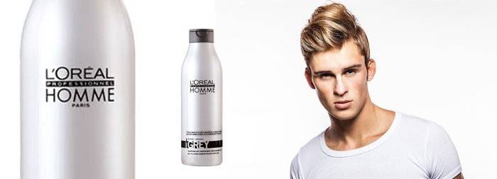 Champú para hombres Loreal Homme Grey