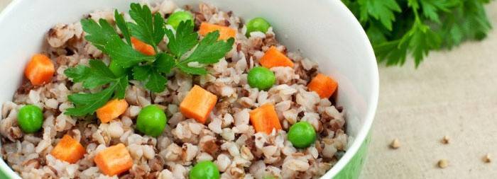 Trigo sarraceno con verduras