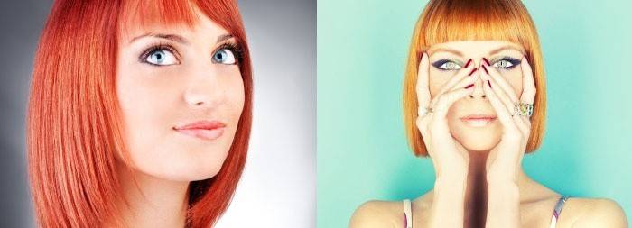 Estante para niñas con cara ovalada