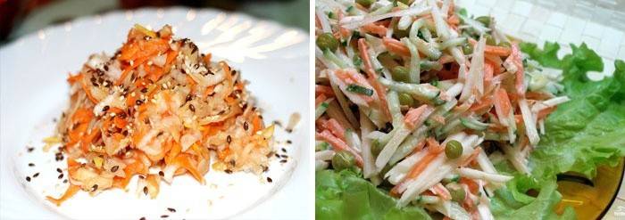 Salada de alcachofra de Jerusalém