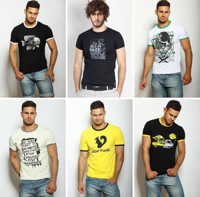 Estilos e modelos de camisetas para homens