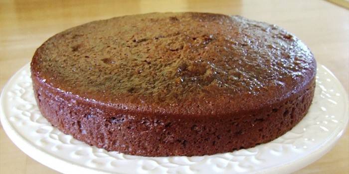 Torta de geléia no fogão lento