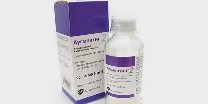Augmentin na liečenie bakteriálnej stomatitídy u detí