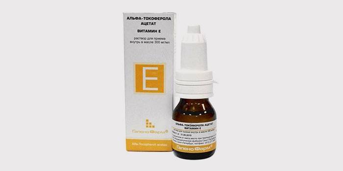 Acetato de tocoferol para o cérebro