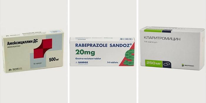 Prípravky na liečenie choroby Helicobacter pylori