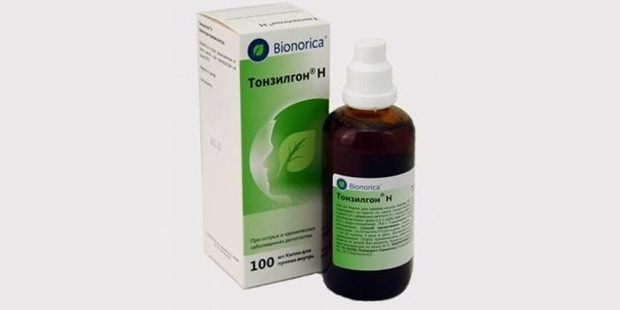 Remedio homeopático Tonsilgon