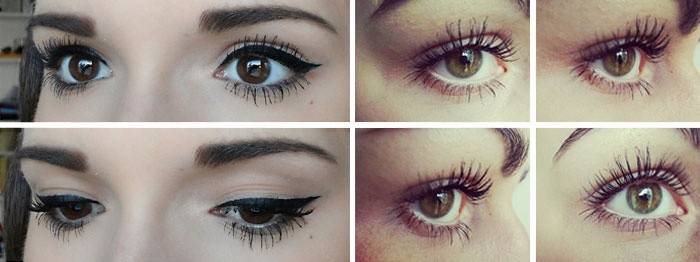 Color extra negro en maquillaje de ojos
