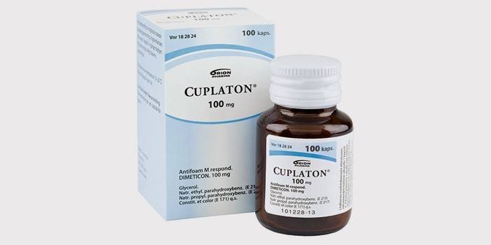 Cuplaton para beber antes del procedimiento