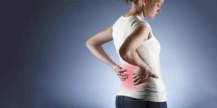 Príznak osteoporózy - bolesť chrbta