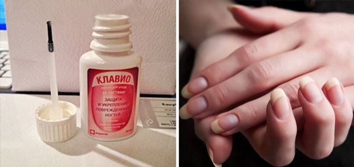 Usando Clavio Nail Loção