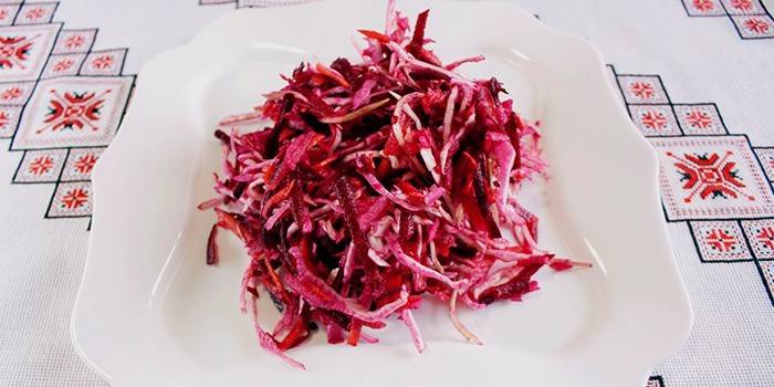 Cepillo de ensalada de remolacha dietética