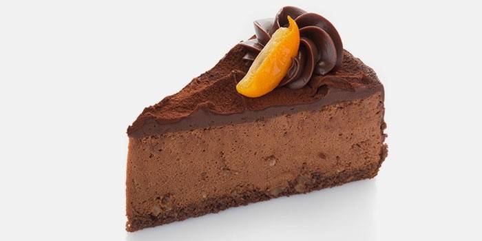 Delicioso bolo de chocolate