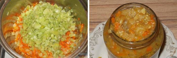 Caviar de tomate verde em um fogão lento
