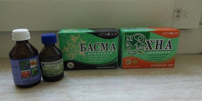 Basma e henna para fazer tintura de cabelo para cabelos grisalhos