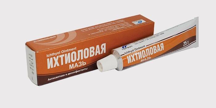 Ichthyol pomada de wen no corpo
