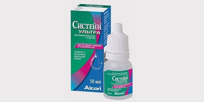 Hydratačné očné kvapky - Systain Ultra