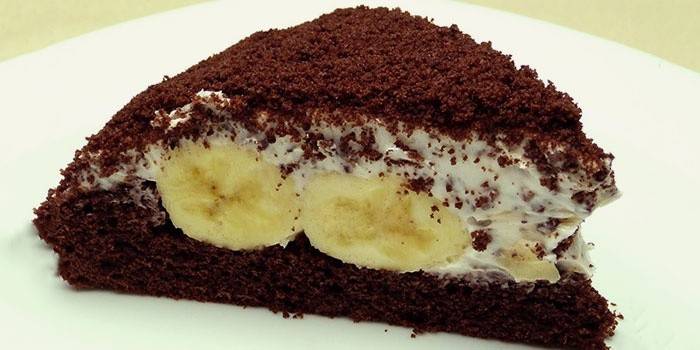 Bolo De Chocolate De Banana
