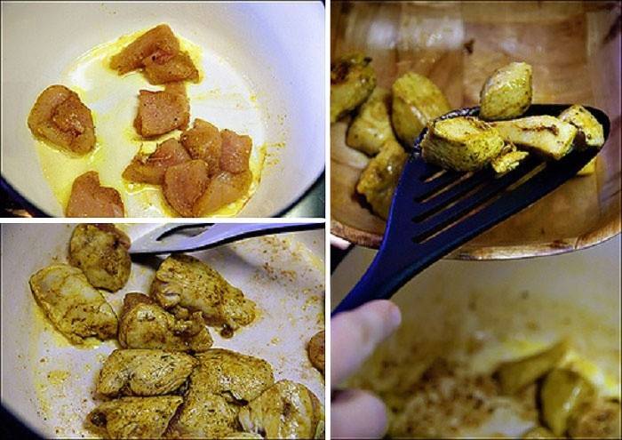 Frango refogado