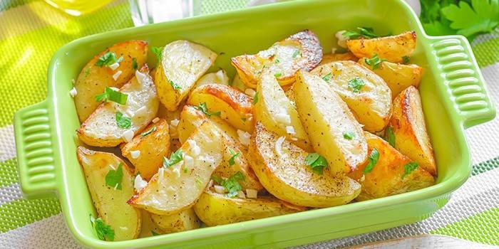 Papa al horno rápida
