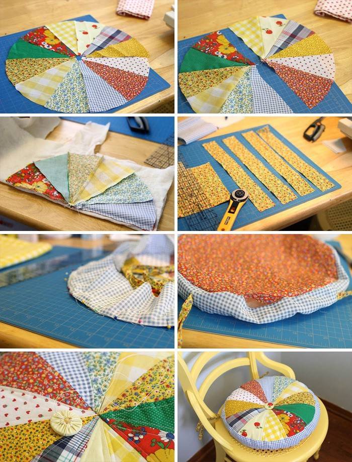 Cómo coser una almohada redonda