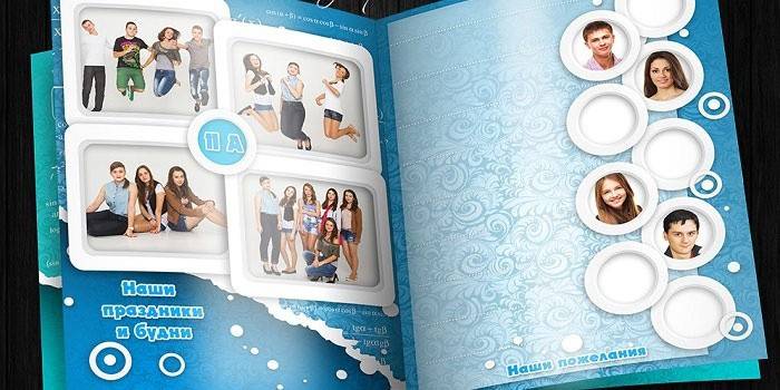 Photobook de graduados do ensino médio