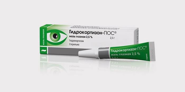 Protizápalové ošetrenie očí - hydrokortizón