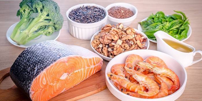 Produkty zawierające kwasy Omega-3