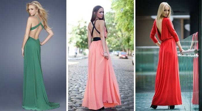 Roupas de Chiffon Abertas
