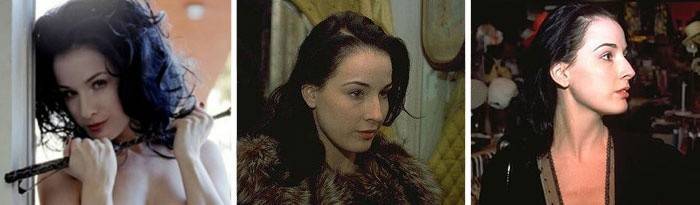 Foto de stock Dita von Teese sin maquillaje