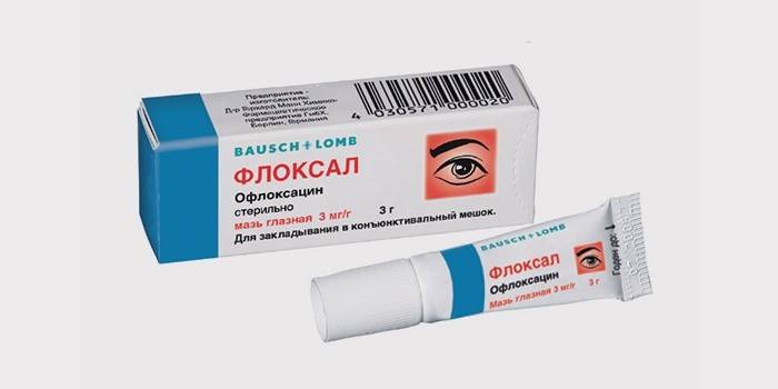 Pomada de cevada para os olhos