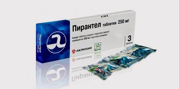 Droga Pirantel na liečbu červov u ľudí