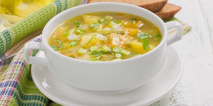 Sopa de verduras