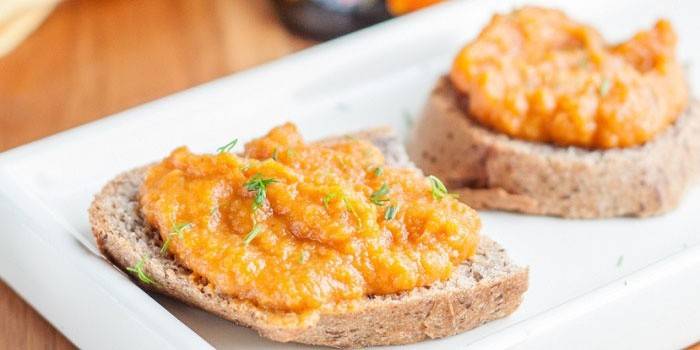 Receta de caviar de calabaza