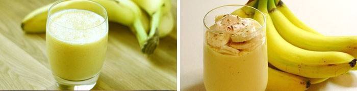 Suco de banana natural para dieta