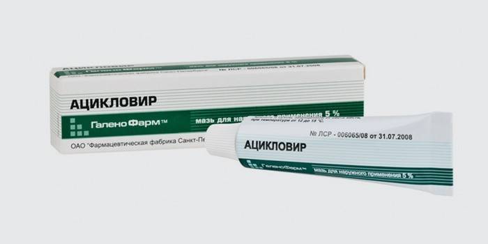 Acyclovir na liečbu ovčích kiahní u dospelých