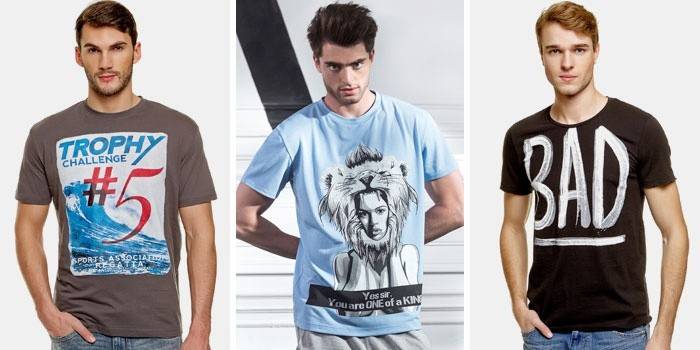 T-shirt estampas e desenhos para homens