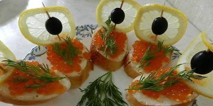 Canapés buffet