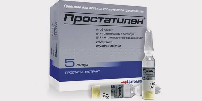 Injekcia prostatilénu