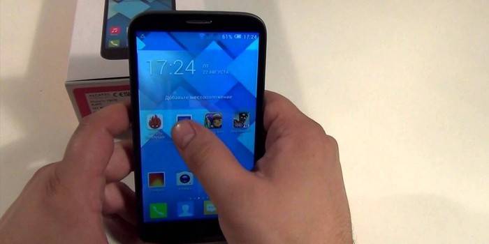 Um toque Alcatel