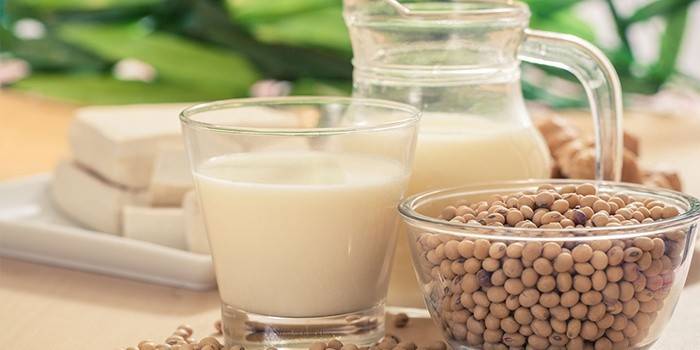 Mlieko a fazuľa pre vegetariánsku stravu