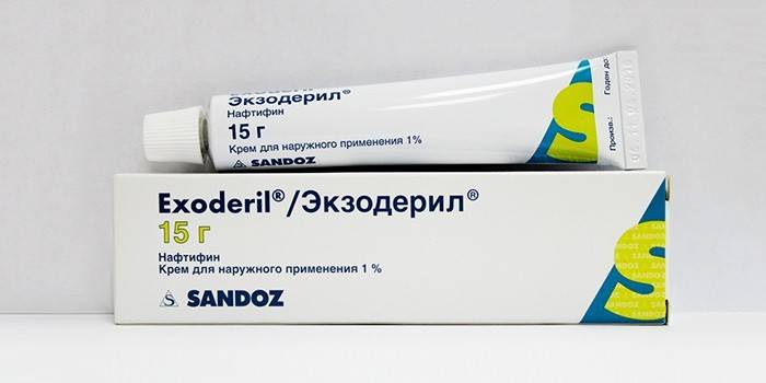 Lek przeciwgrzybiczy dla stóp - Exoderil
