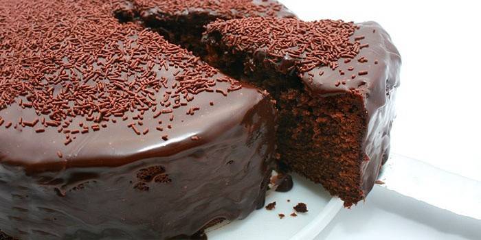 Chocolate cozido em fogo lento