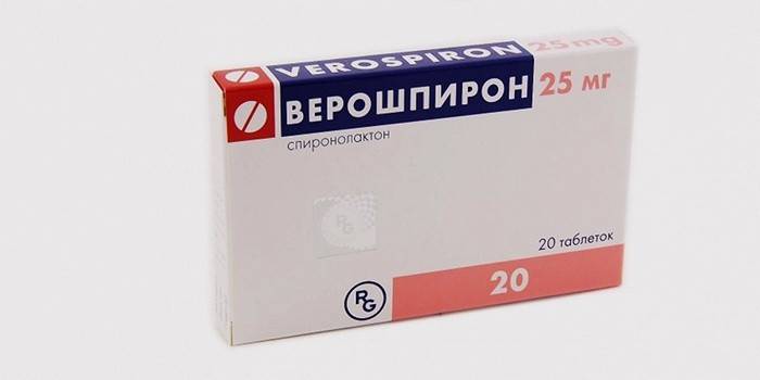 Draslík šetriace diuretikum Veroshpiron