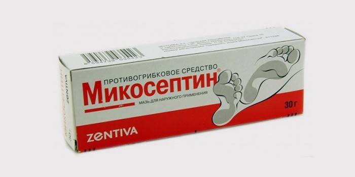 Mycoseptin na liečbu pityriasis versicolor