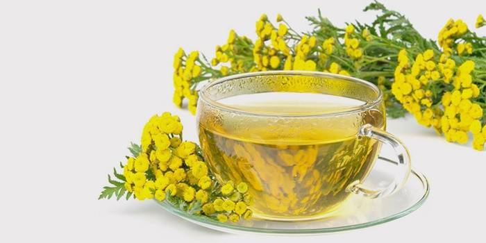 Té de hierbas antiparasitario