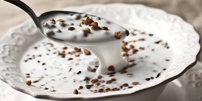 Alforfón con kéfir
